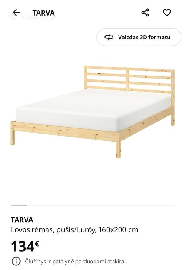 Ikea Lovos komplektas 160x200 - nuotraukos Nr. 2