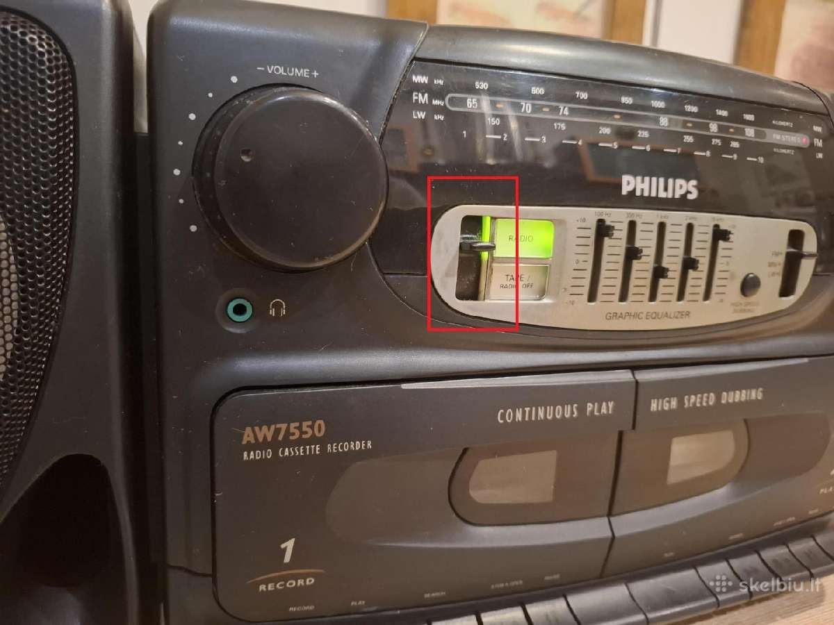 „Philips Aw7550/14“ stereo magnetola - nuotraukos Nr. 2