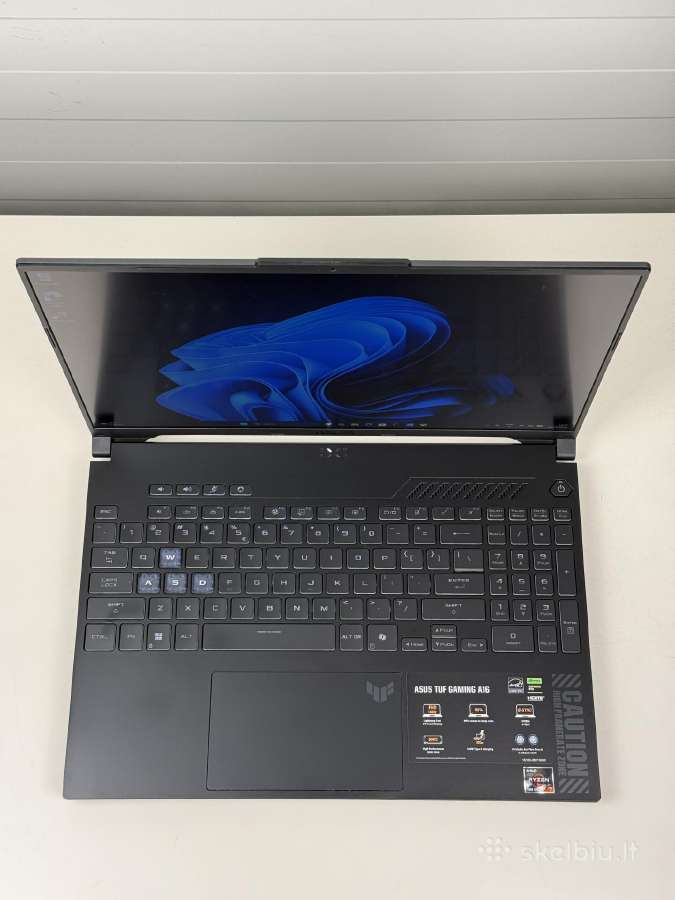 Asus Tuf A16 Rtx 4050 Ryzen 7 7445hs 16gb Ddr5 - nuotraukos Nr. 8