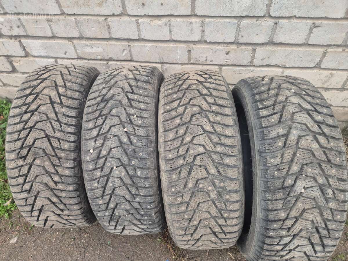Žieminės dygliuotos Hankook R16 padangos - nuotraukos Nr. 7