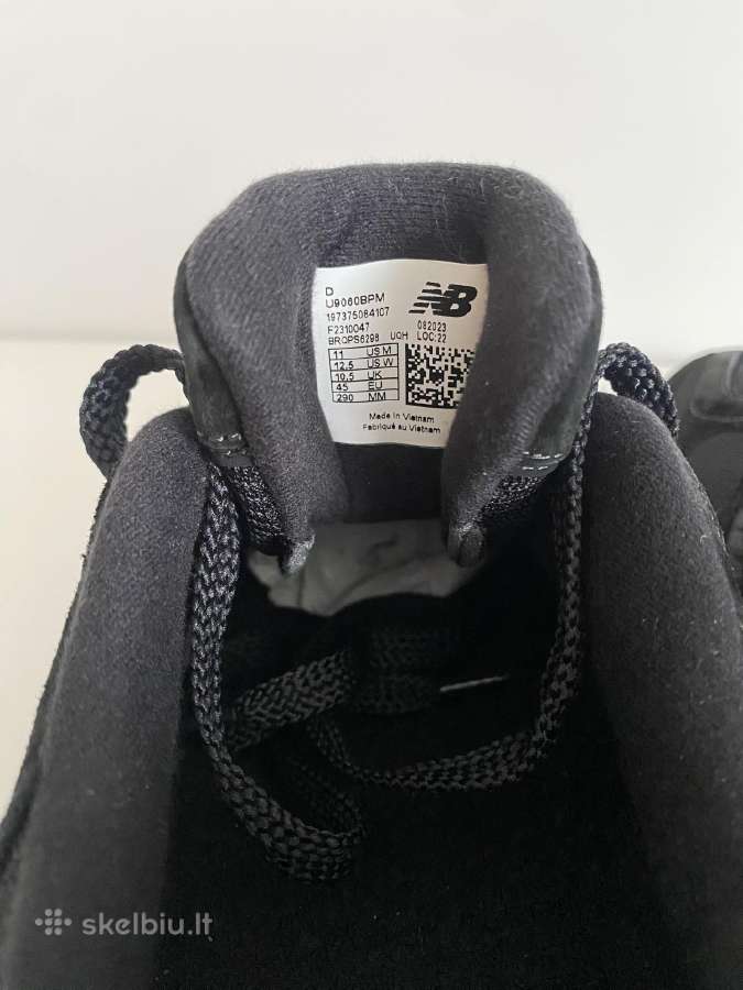 New balance 9060 Juodi Eu 44 dydis - nuotraukos Nr. 6