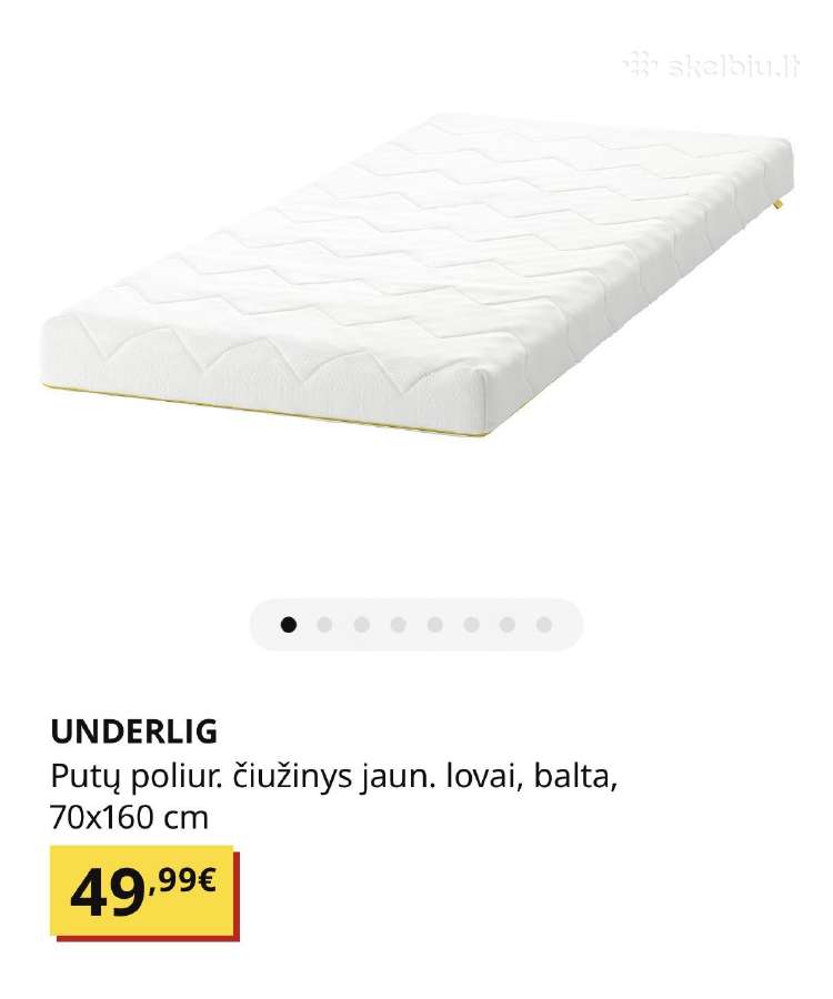 Ikea vaikiška lova Sniglar su čiužiniu - nuotraukos Nr. 7