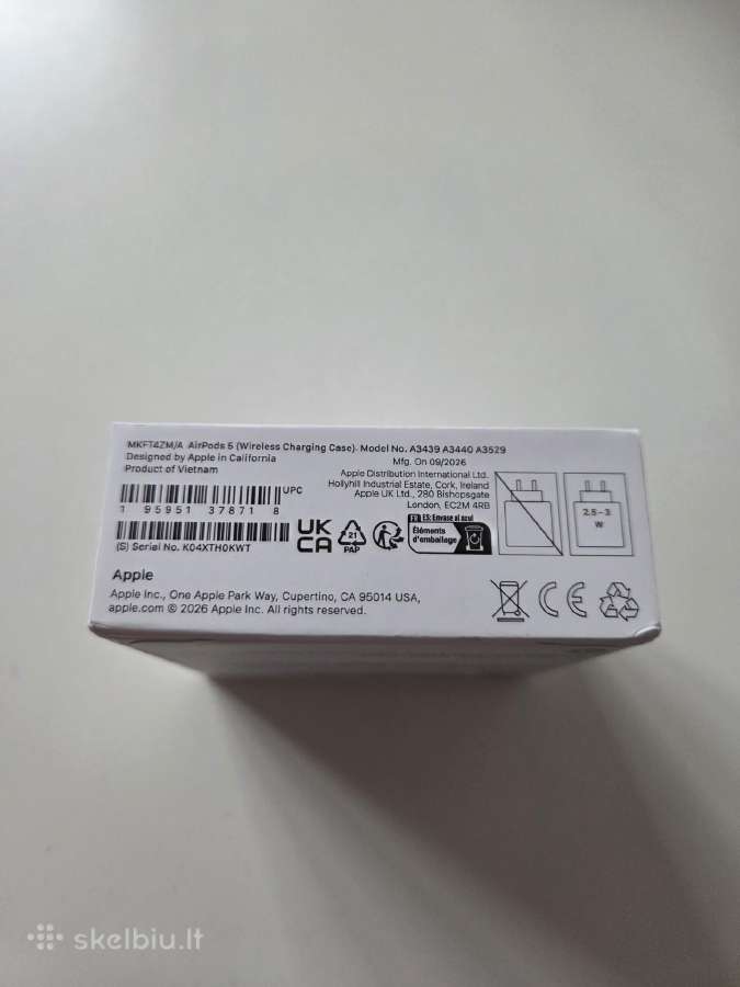 Airpods 5 Wireless Charging Case - nuotraukos Nr. 3