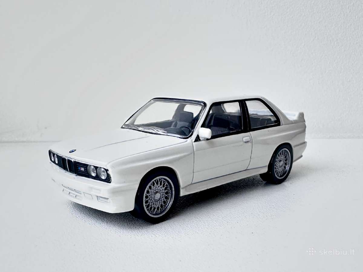 Bmw M3 E30 1986 balta 1:43 Norev Jet Car - nuotraukos Nr. 3