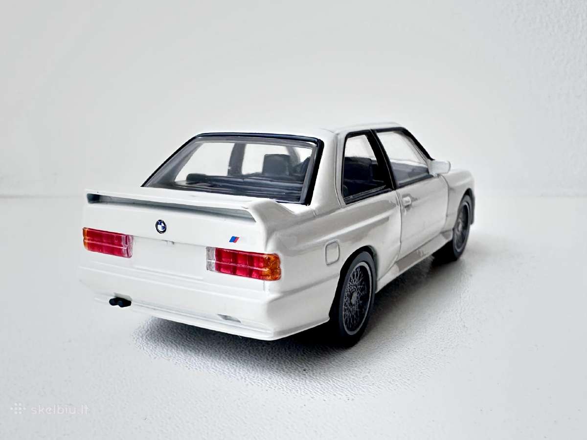 Bmw M3 E30 1986 balta 1:43 Norev Jet Car - nuotraukos Nr. 5