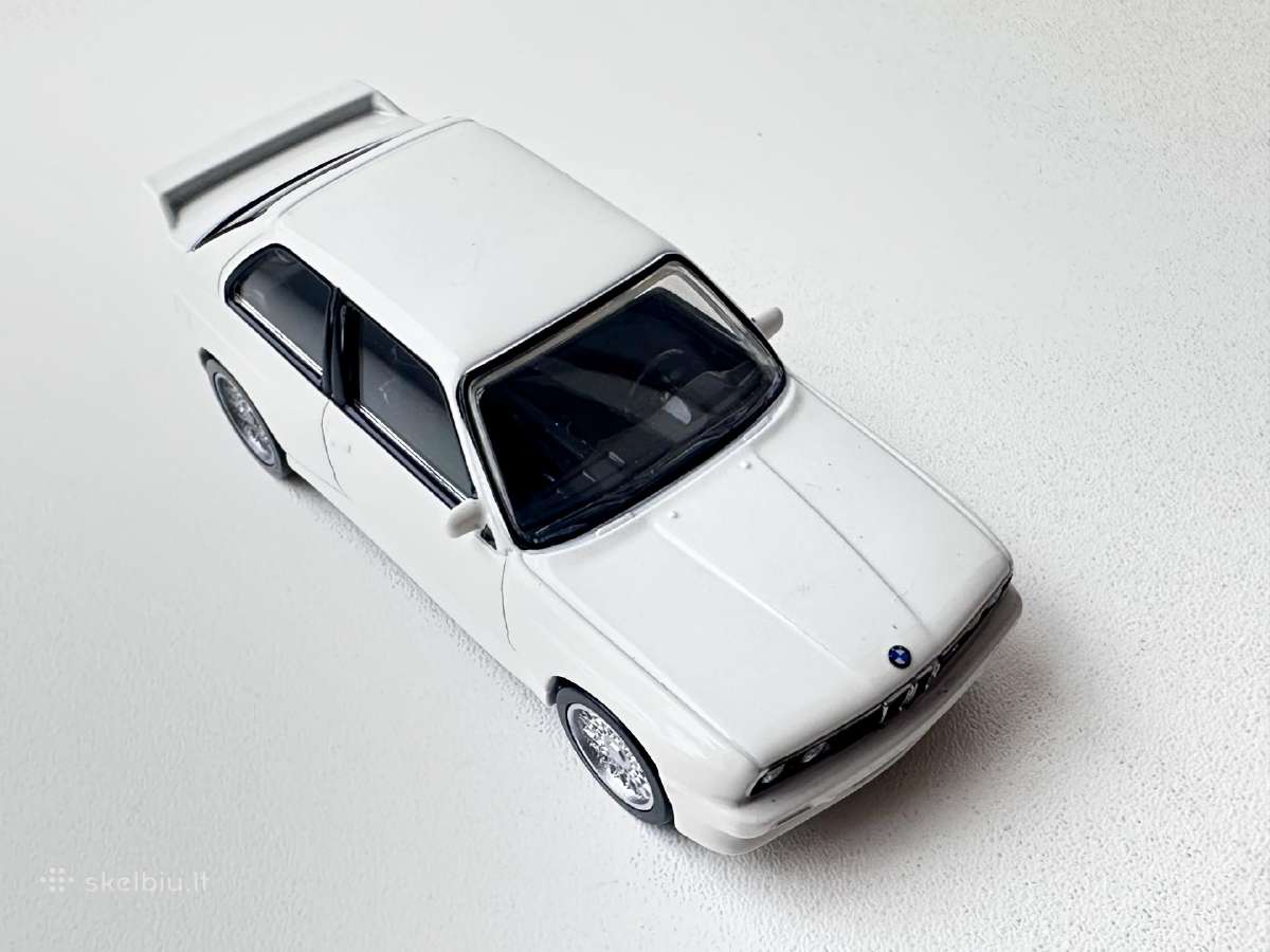 Bmw M3 E30 1986 balta 1:43 Norev Jet Car - nuotraukos Nr. 6