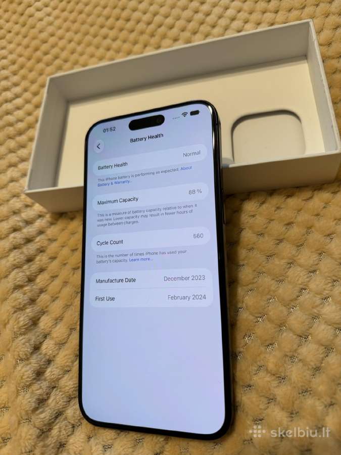iPhone Pro Max 15 256gb - nuotraukos Nr. 4