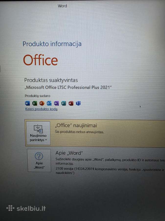 Dell Latitude 3510. i5- 10210u. 16/256 GB.1. - nuotraukos Nr. 6