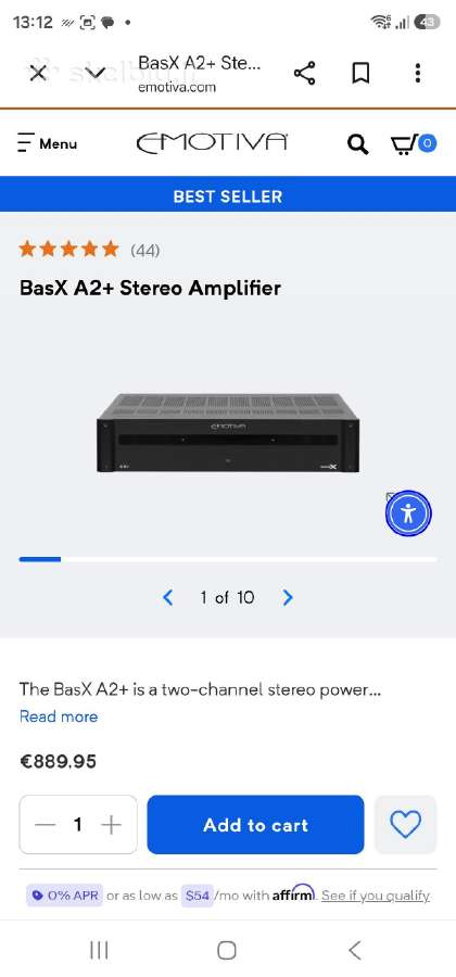 Emotiva Basx A2 -2x 160w 8 - nuotraukos Nr. 5