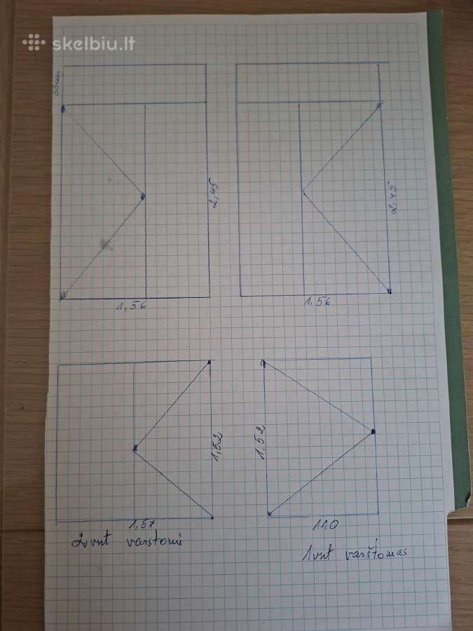 Naudoti plastikiniai langai - nuotraukos Nr. 3