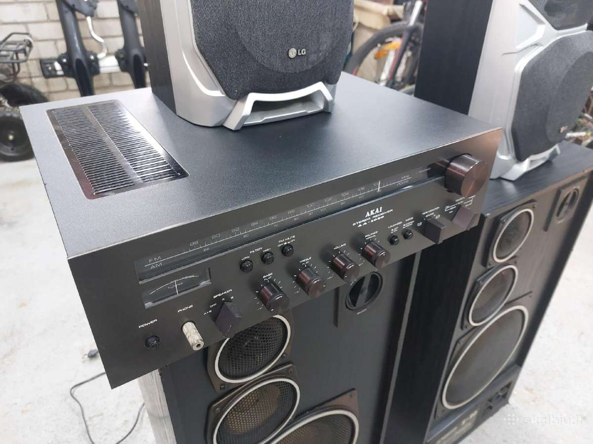 Koloneles S90 ir stiprintuvas Akai Aa-1020 - nuotraukos Nr. 4