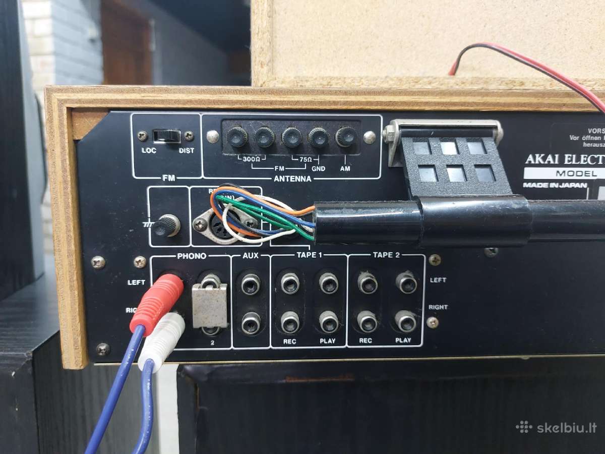 Koloneles S90 ir stiprintuvas Akai Aa-1020 - nuotraukos Nr. 6