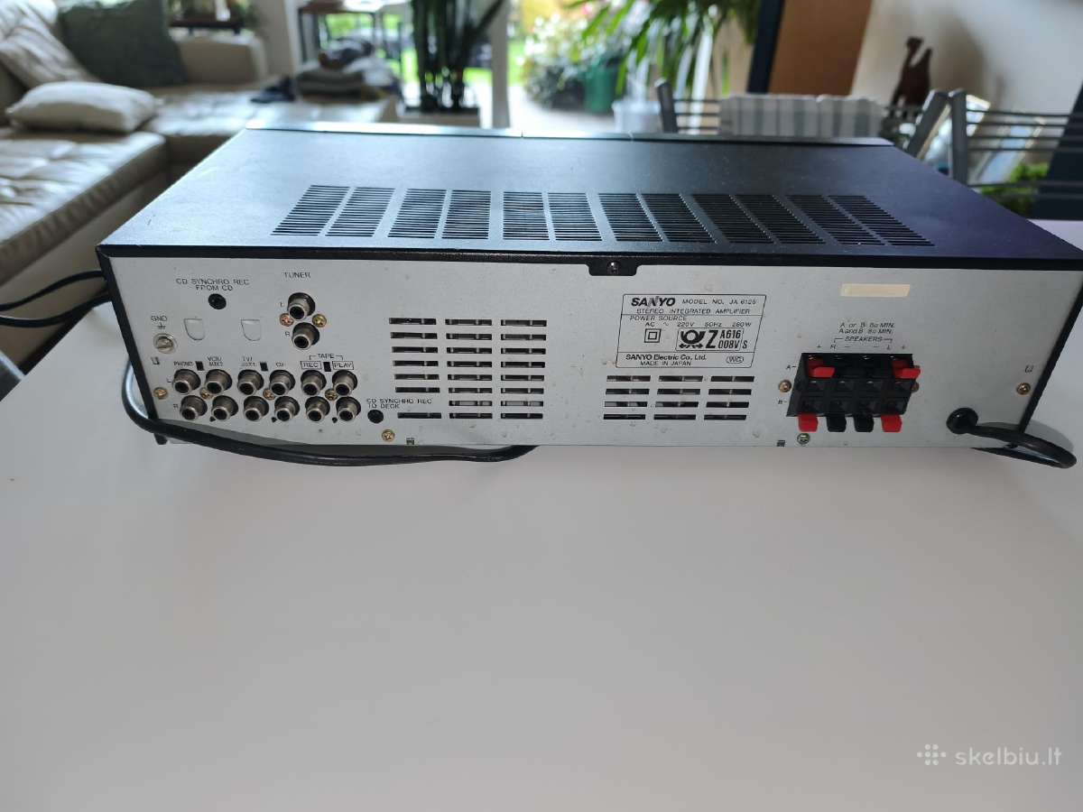 Sanyo Ja 6125, 2x55w, made in Japan - nuotraukos Nr. 3