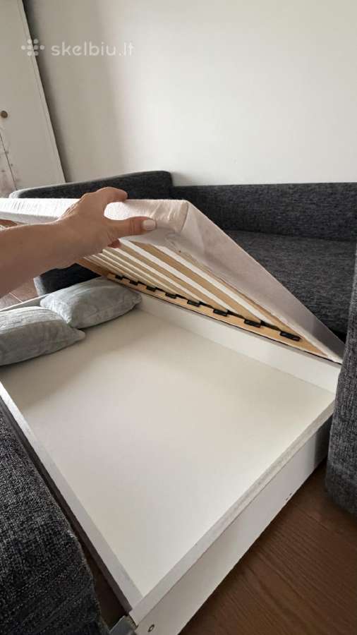 Sofa su miegama dalimi + patalynes deze - nuotraukos Nr. 6
