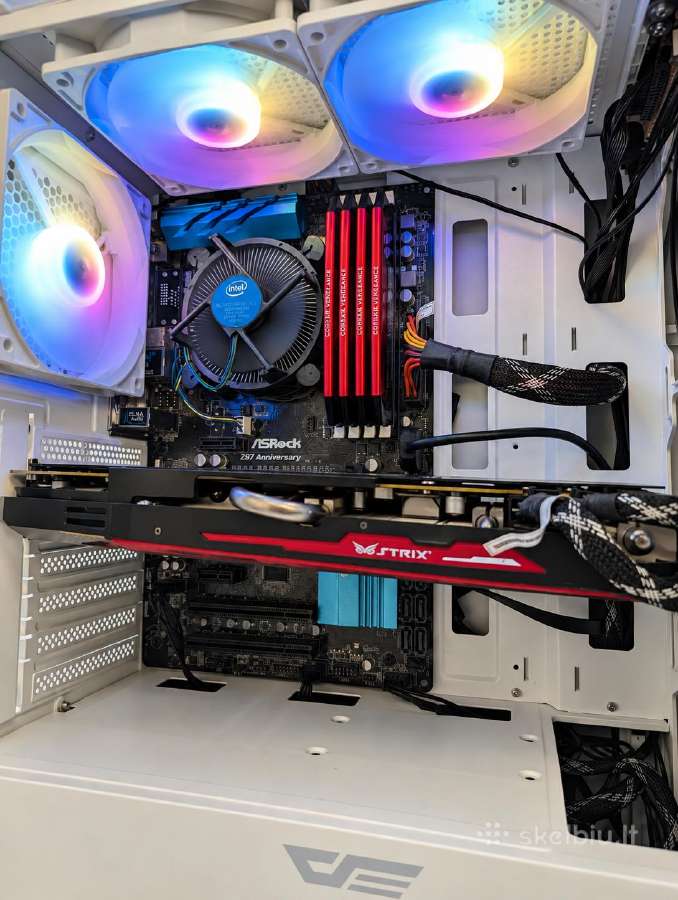 Žaidimų Pc i7-4770 32gb SSD+HDD R9 390 8gb - nuotraukos Nr. 6