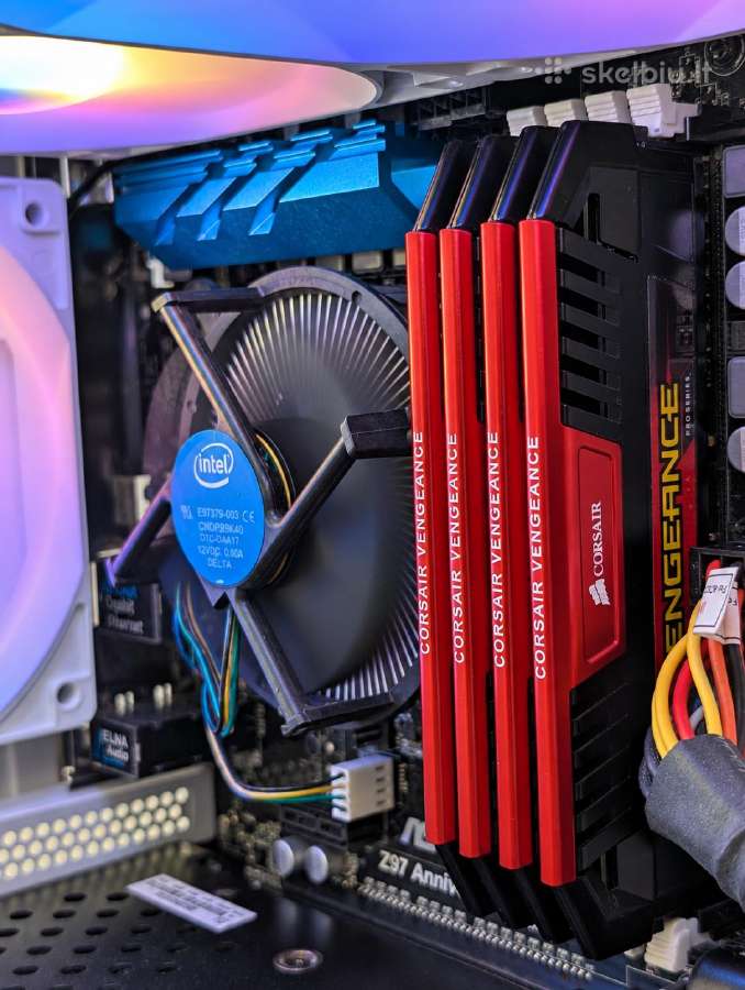 Žaidimų Pc i7-4770 32gb SSD+HDD R9 390 8gb - nuotraukos Nr. 7