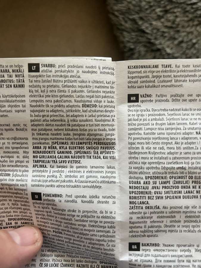 Visiškai nauja LED lempučių girlianda 3m, 40 LED - nuotraukos Nr. 6