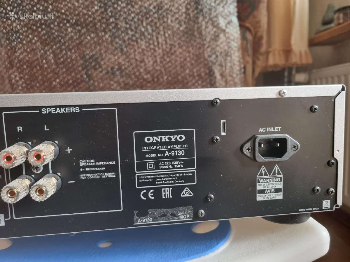 Onkyo A 9130 integruotas stereo stiprintuvas - nuotraukos Nr. 10