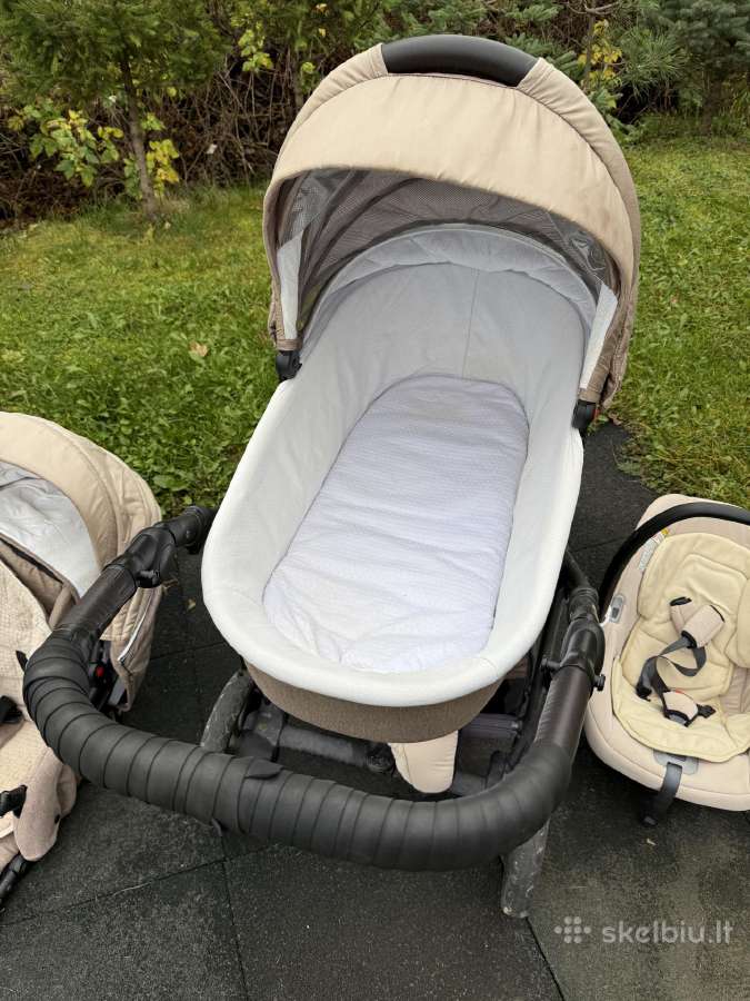 Vaikiškas vežimėlis Tutis Aero 3in1 su autokėdute - nuotraukos Nr. 3
