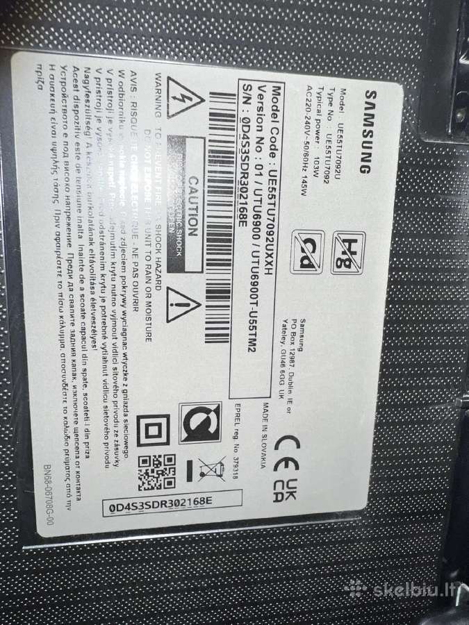 Samsung Uhd 4k 55 - nuotraukos Nr. 2