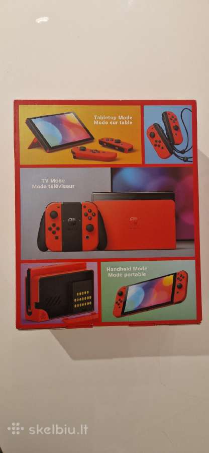 Nintendo Switch - Oled Model - Mario Red Edition - nuotraukos Nr. 2