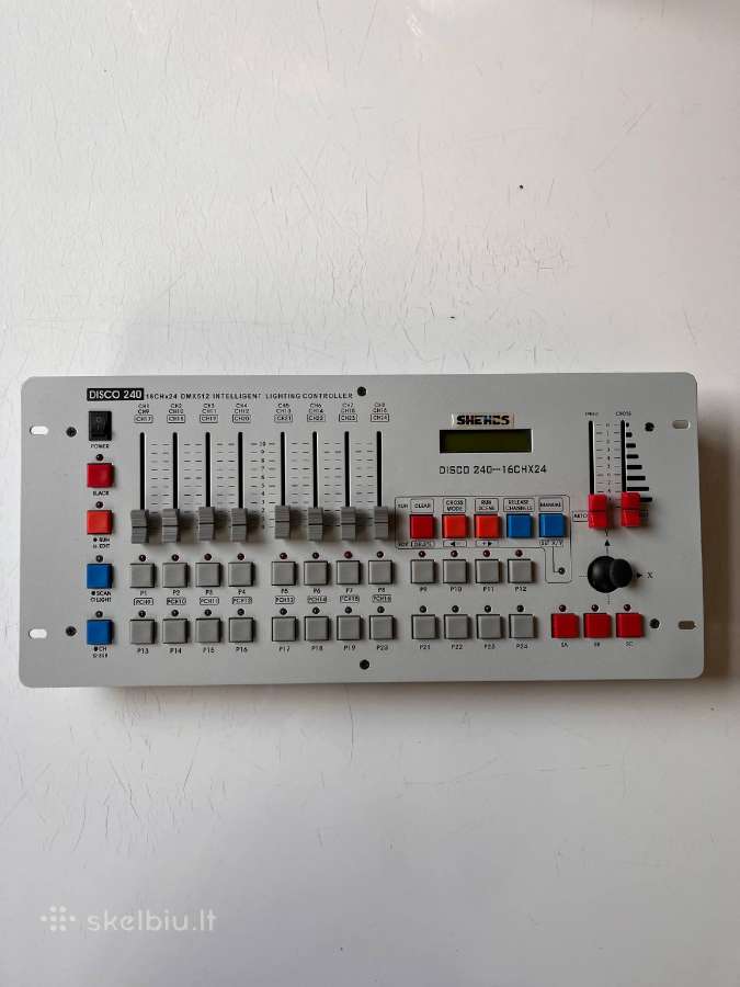 Dmx Control Disco 240 šviesos valdiklis - nuotraukos Nr. 5