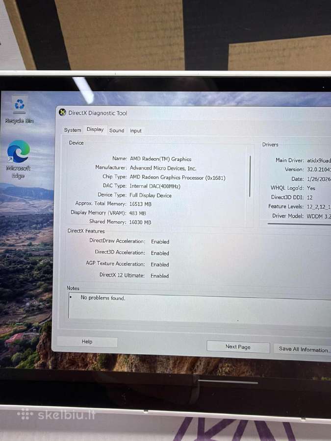 Lenovo Go S (Ryzen Z2, 32gb). Siunčiame - nuotraukos Nr. 4