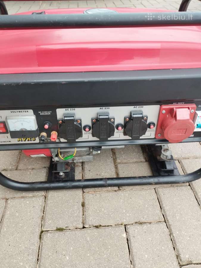Sdmo 2.7kw.generatorius, trifazis 2,5kw - nuotraukos Nr. 2