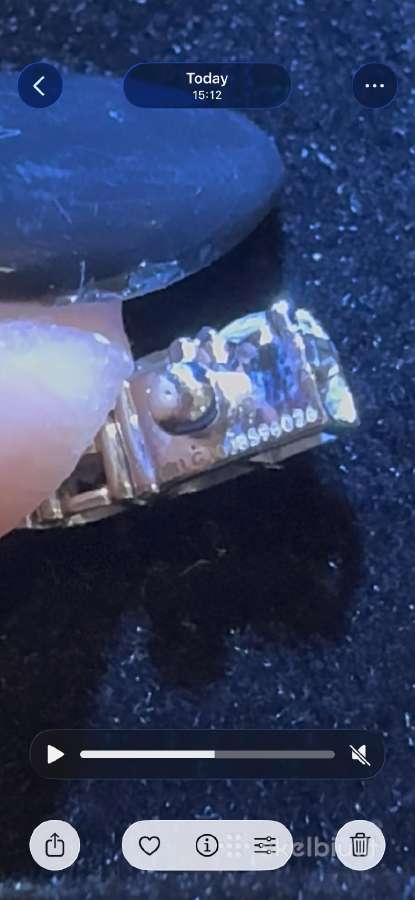 14k balto aukso apyranke su 3,6 ct deimantais - nuotraukos Nr. 3