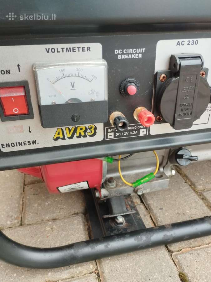 Sdmo 2.7kw.generatorius, trifazis 2,5kw - nuotraukos Nr. 4