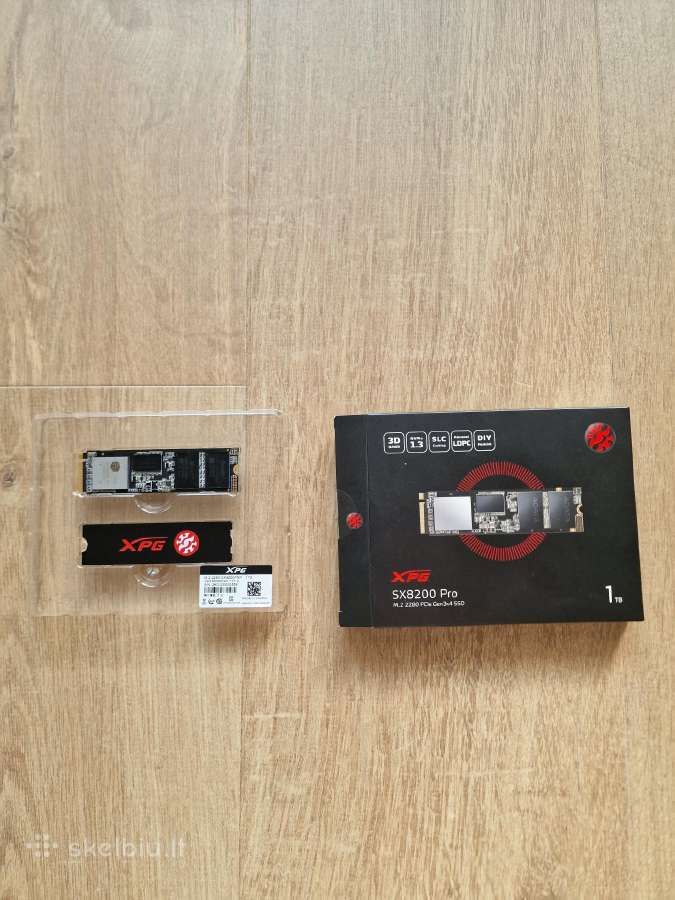 M2 Adata Xpg Sx8200 Pro 1tb - nuotraukos Nr. 2