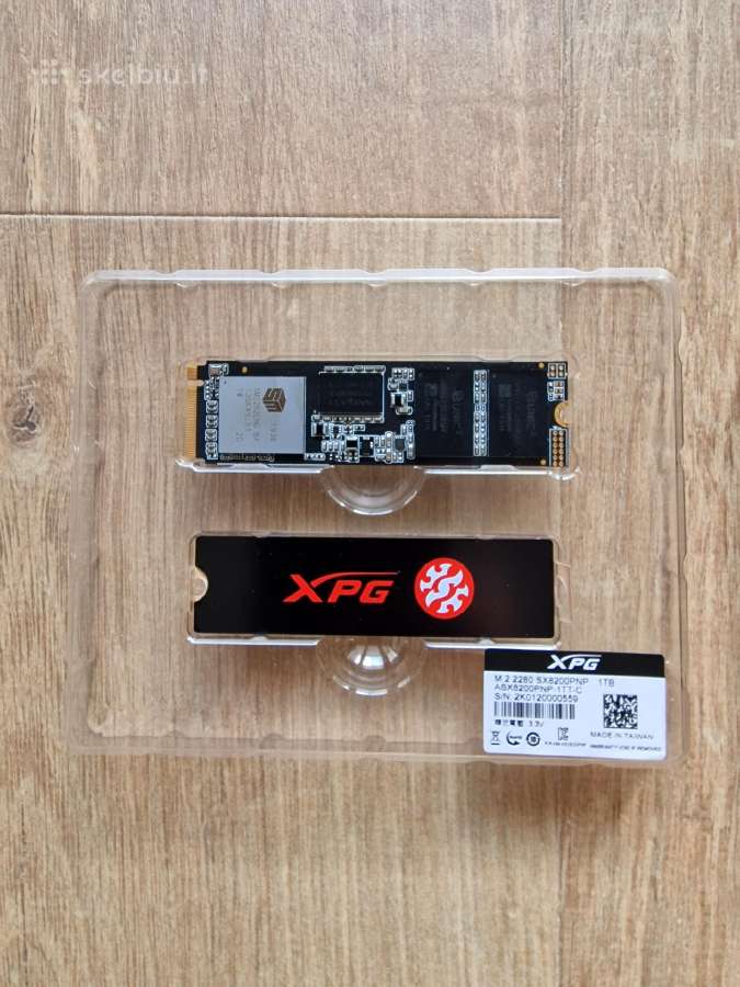M2 Adata Xpg Sx8200 Pro 1tb - nuotraukos Nr. 3