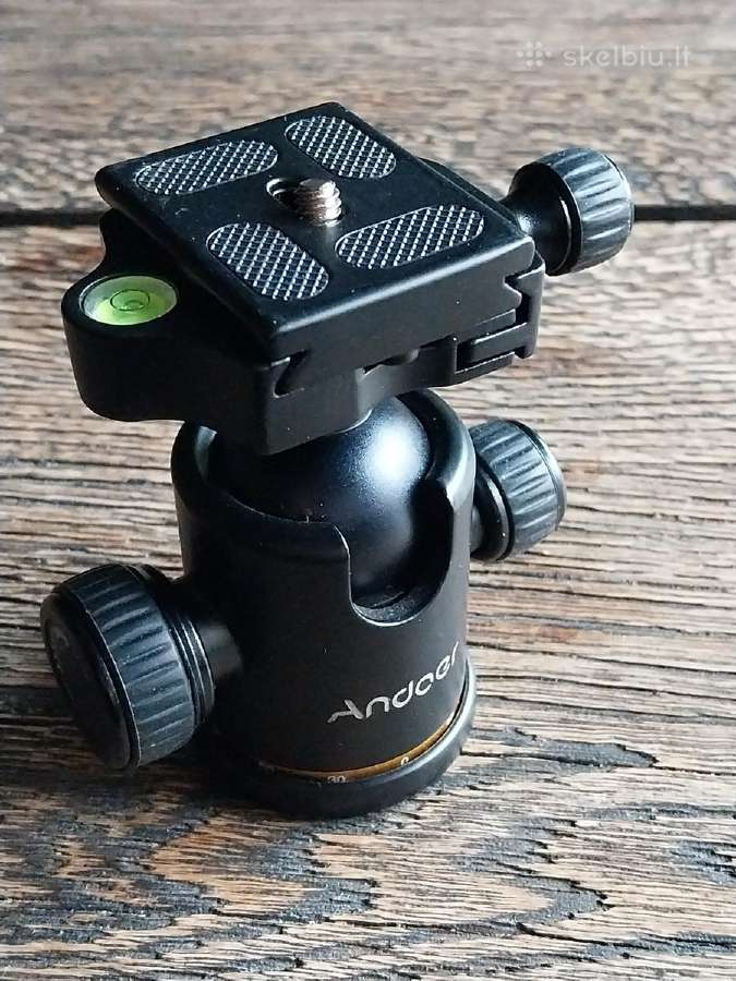 Profesionali Andoer 360 rutulinė trikojo galvutė - nuotraukos Nr. 7