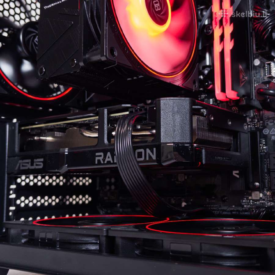 Žaidimų Pc Ryzen 5 7500f Rx 9060 XT 16gb 16gb Ddr5 - nuotraukos Nr. 3