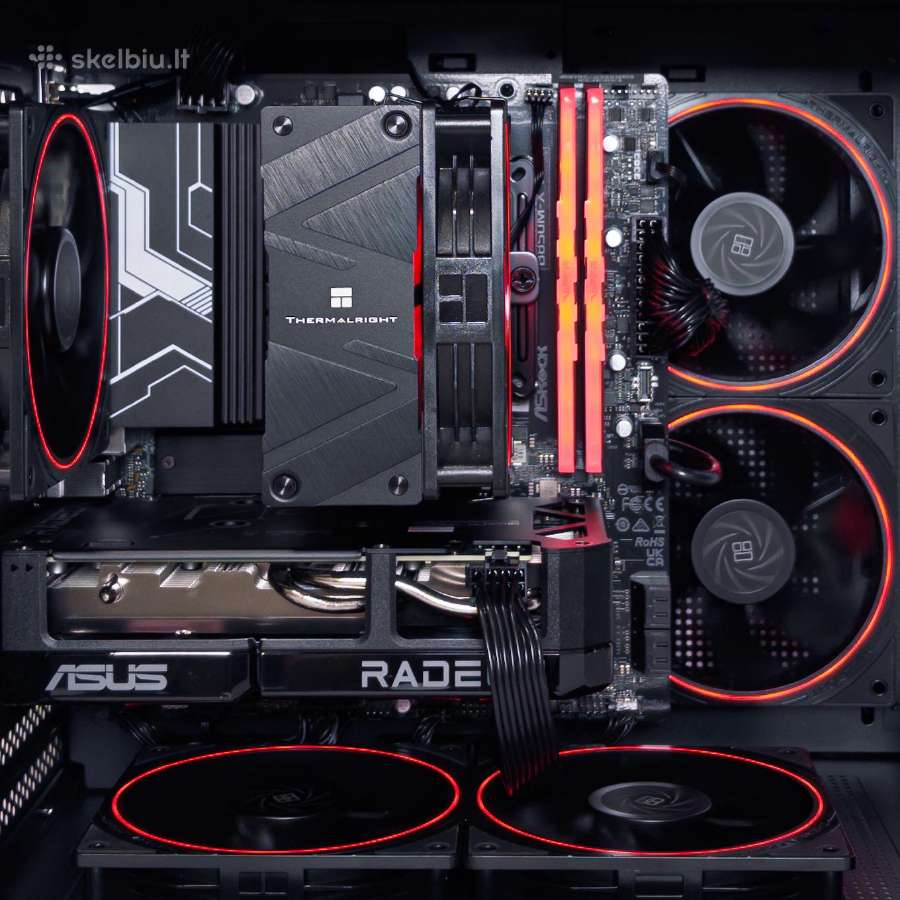 Žaidimų Pc Ryzen 5 7500f Rx 9060 XT 16gb 16gb Ddr5 - nuotraukos Nr. 4