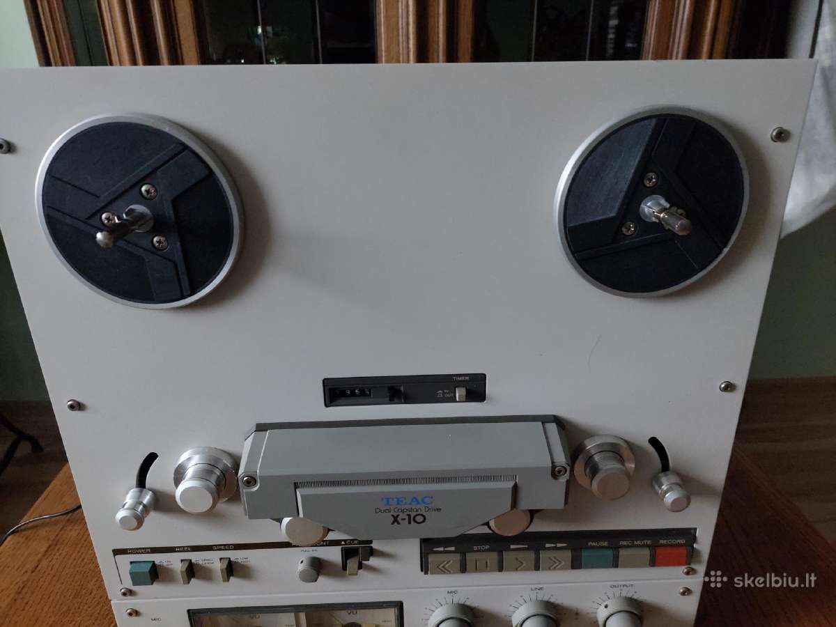 Juostinis magnetofonas Teac X-10 - nuotraukos Nr. 3