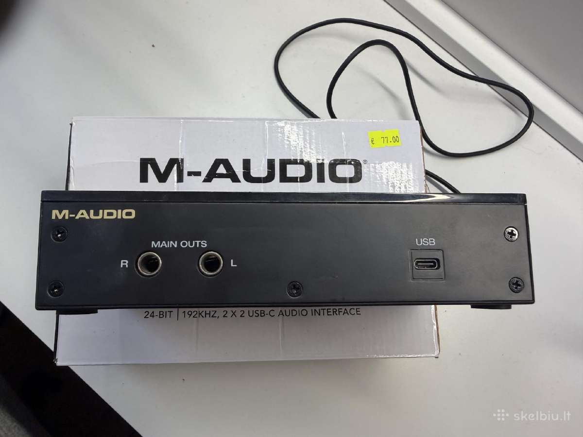 M-audio M-track Duo HD + free gitaros laikiklis - nuotraukos Nr. 3