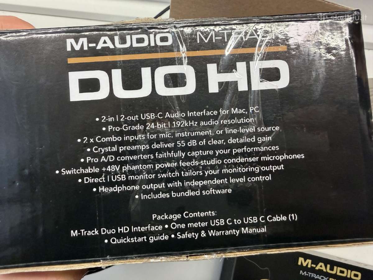 M-audio M-track Duo HD + free gitaros laikiklis - nuotraukos Nr. 5