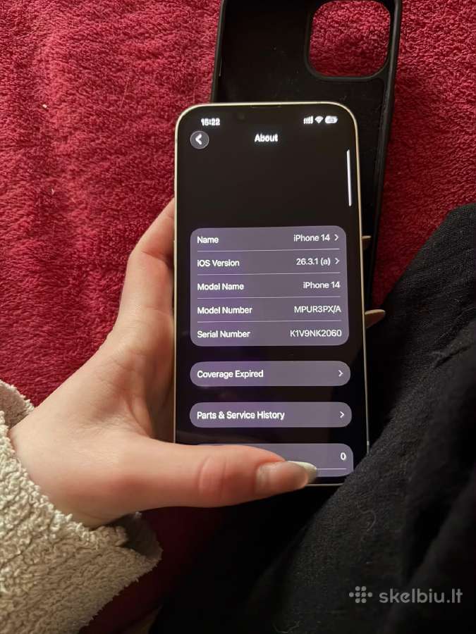 iPhone 14 128gb (Puikios būklės, Mažeikiai) - nuotraukos Nr. 4