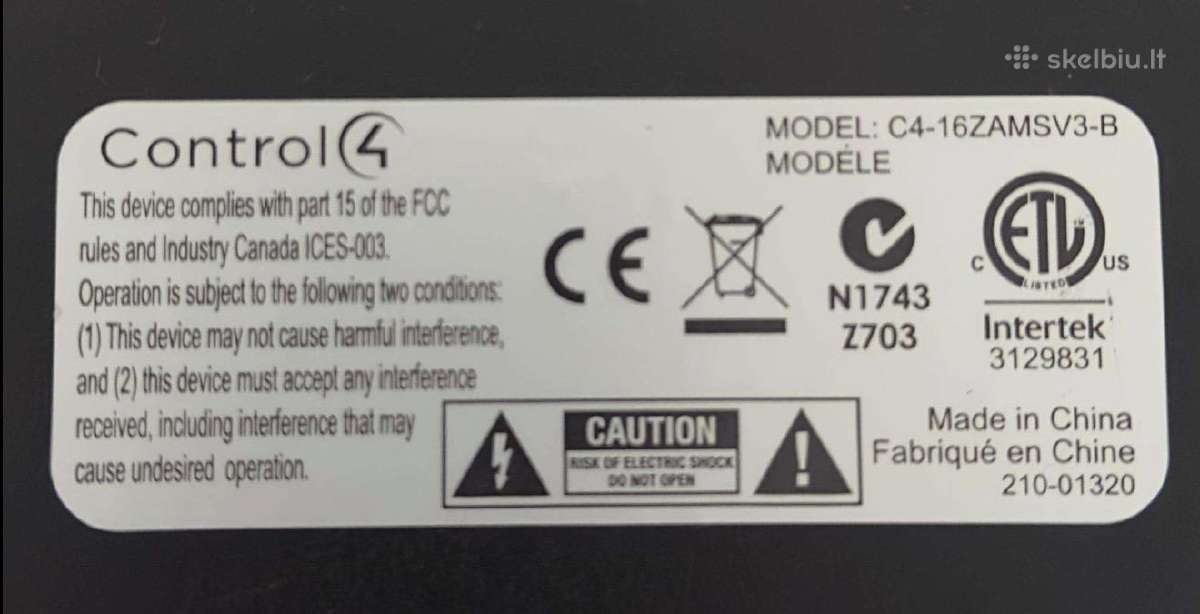 Control c4 preamp + amp - nuotraukos Nr. 4