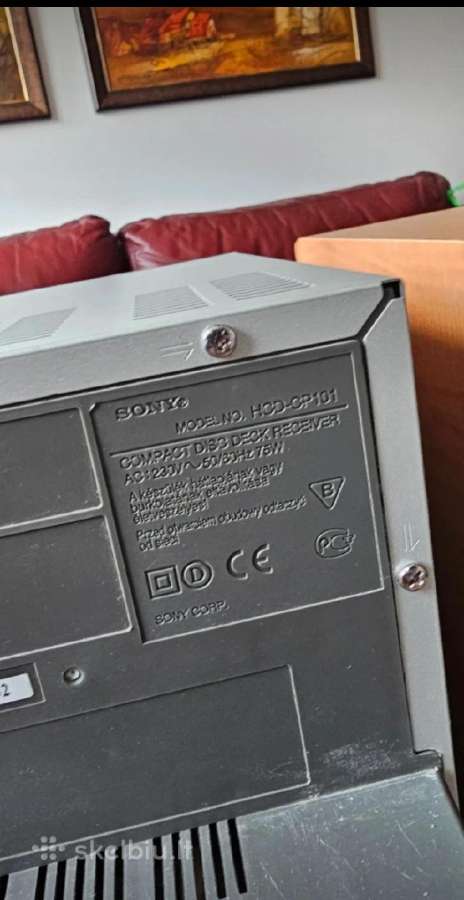 Sony Cmt-cp101 muzikinis centras - nuotraukos Nr. 7
