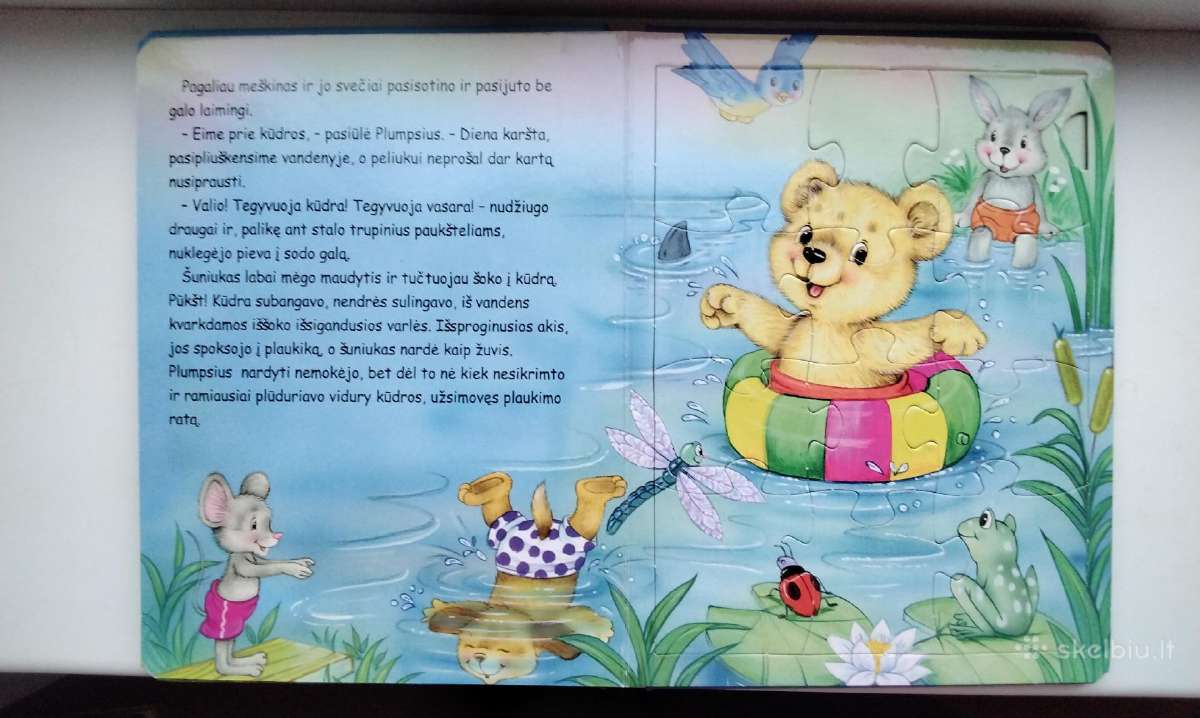 Meškiuko Pliumpsiaus gimtadienis. Dėlionių knygelė - nuotraukos Nr. 4