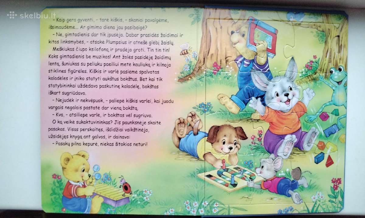 Meškiuko Pliumpsiaus gimtadienis. Dėlionių knygelė - nuotraukos Nr. 5