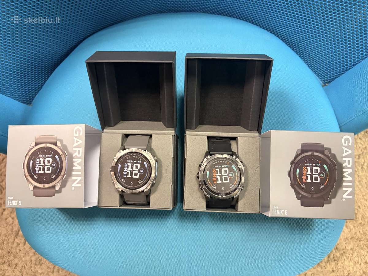 Nauji Garmin Fenix 9 51mm sidabrinis juodas - nuotraukos Nr. 2