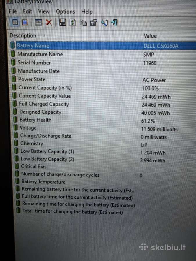 Dell Latitude 3510. i5- 10210u. 16/256 GB. - nuotraukos Nr. 7