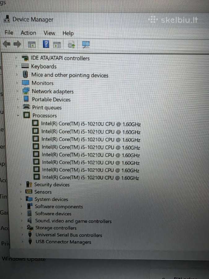 Dell Latitude 3510. i5- 10210u. 16/256 GB. - nuotraukos Nr. 8