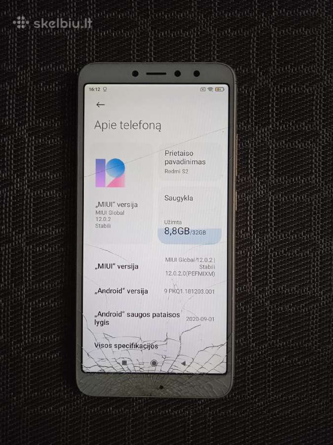 Redmi S2 gold - nuotraukos Nr. 3