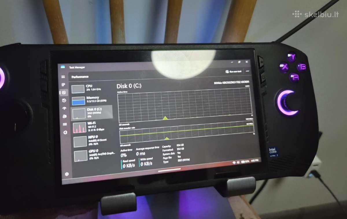 Msi Claw A1m - nuotraukos Nr. 2