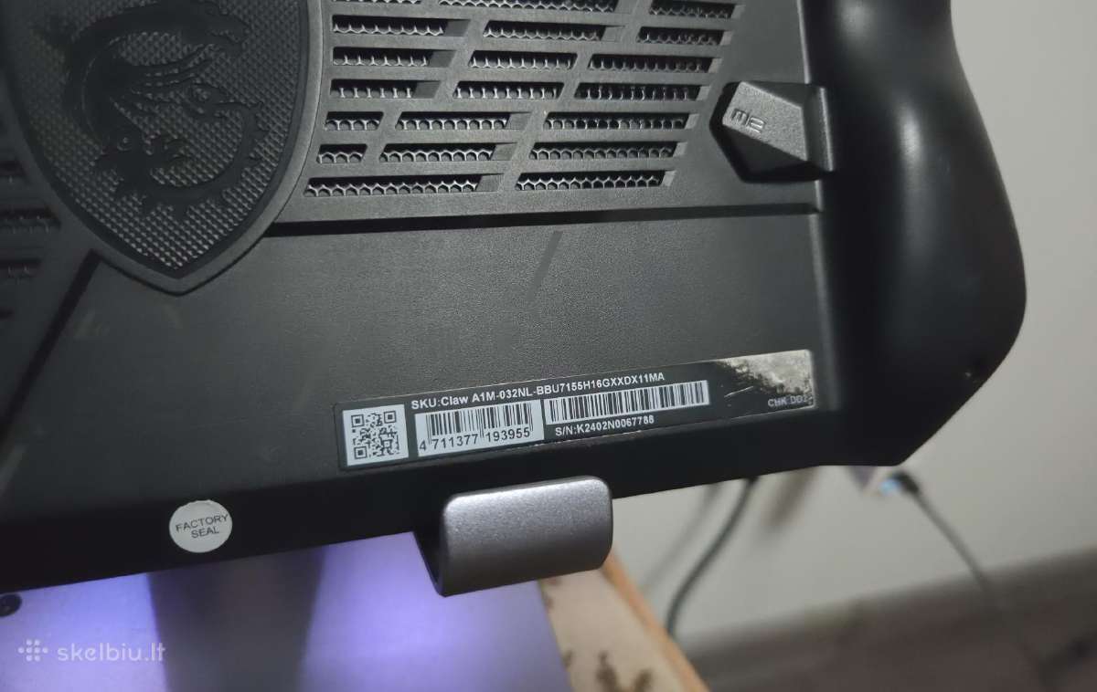 Msi Claw A1m - nuotraukos Nr. 5