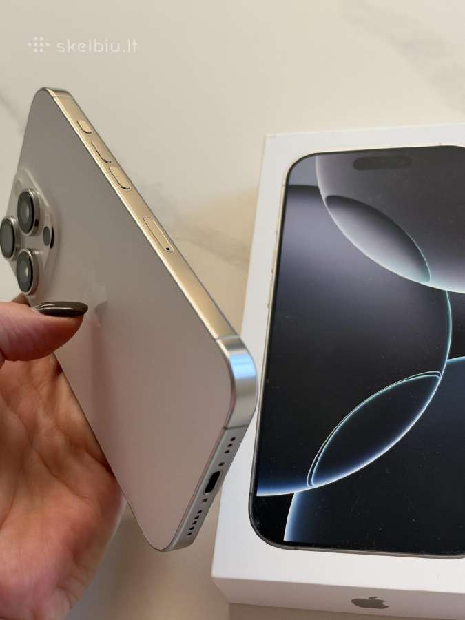 Idealios būklės iPhone 16 Pro 128 GB - nuotraukos Nr. 6